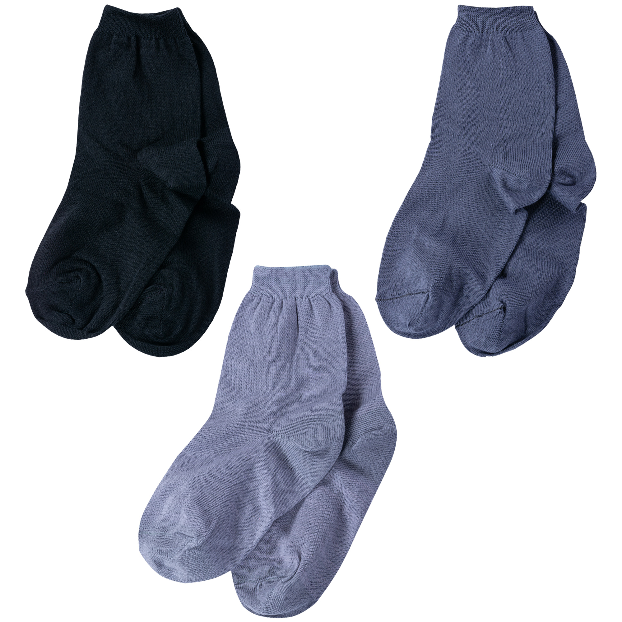 Носки детские НАШЕ 3-2С10-В56, черный; серый, 20