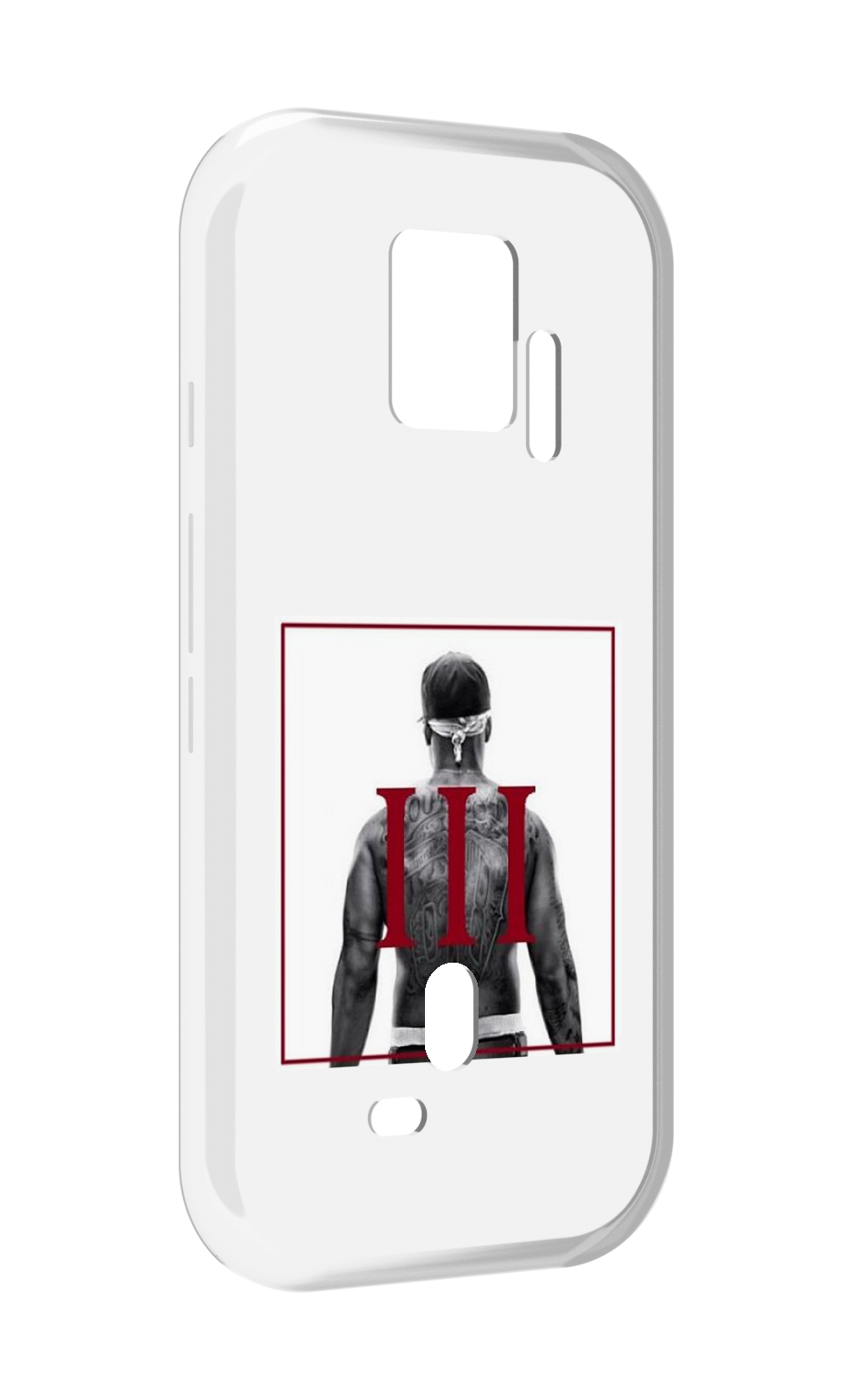 

Чехол MyPads 50 Cent - Straight Outta The Hood III для ZTE Nubia Red Magic 7S Pro, Прозрачный, Tocco
