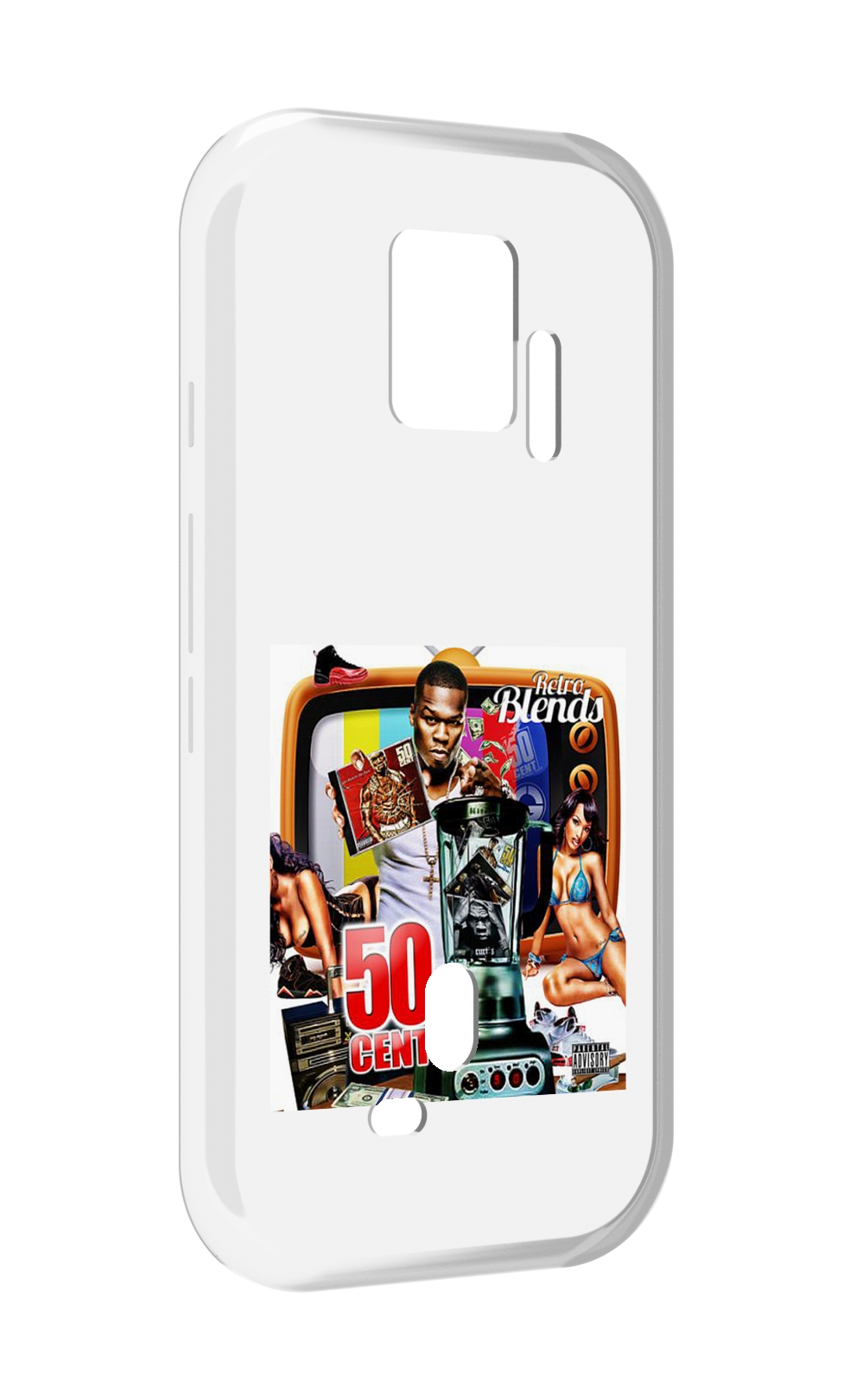 

Чехол MyPads 50 Cent - Retro 50 Cent Blends для ZTE Nubia Red Magic 7S Pro, Прозрачный, Tocco