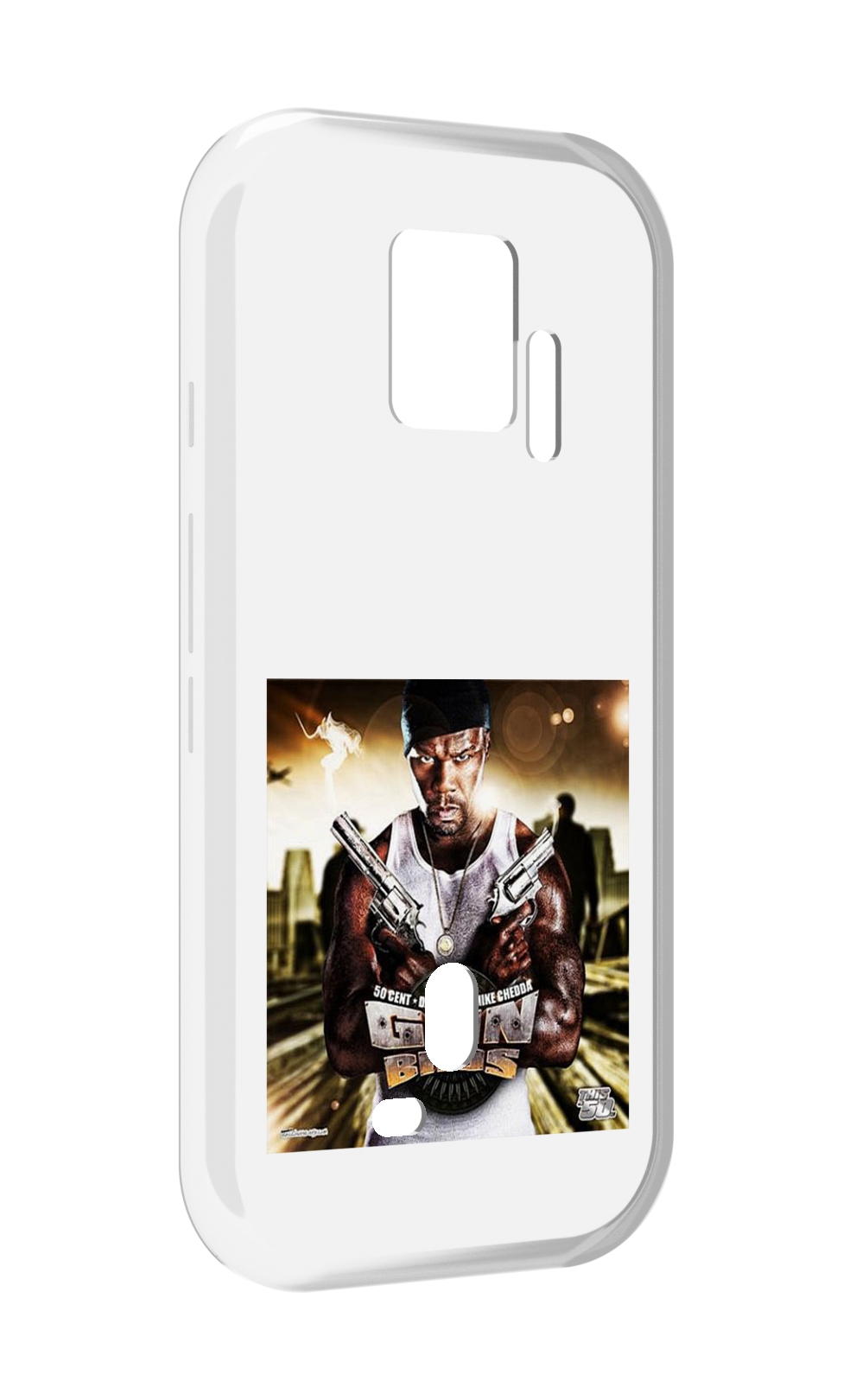 

Чехол MyPads 50 Cent - Gun Bros для ZTE Nubia Red Magic 7S Pro, Прозрачный, Tocco