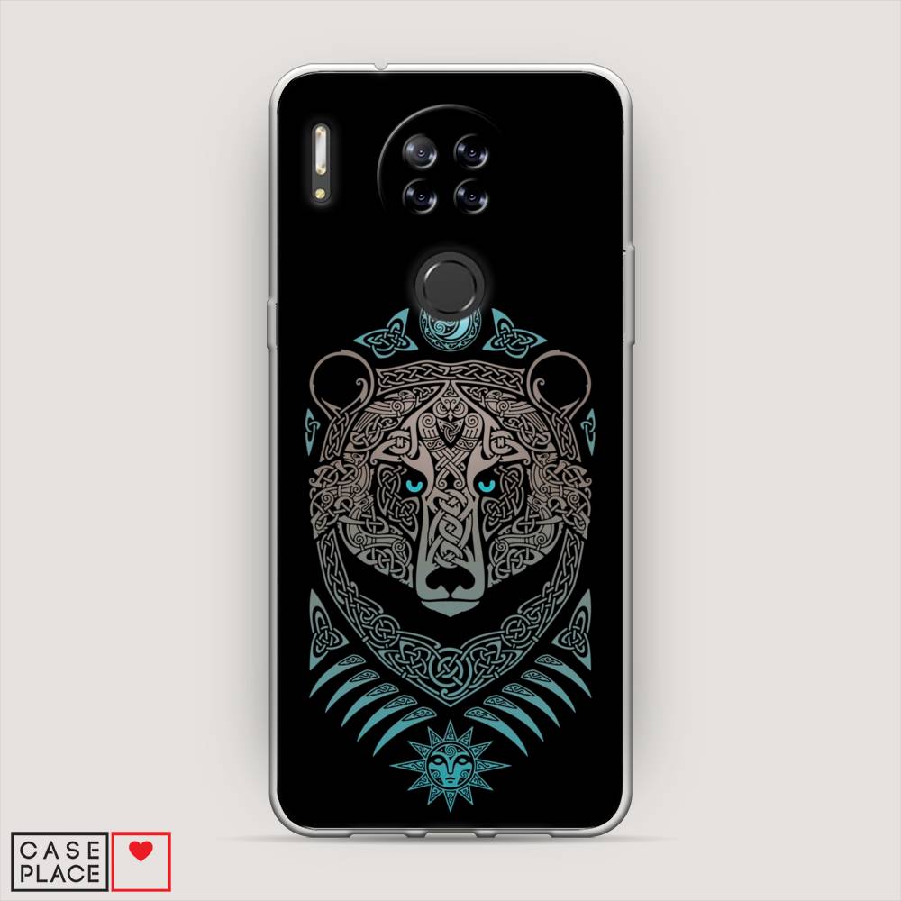 

Чехол Awog на Blackview A80 "Кельтский медведь", Разноцветный, 280150-2