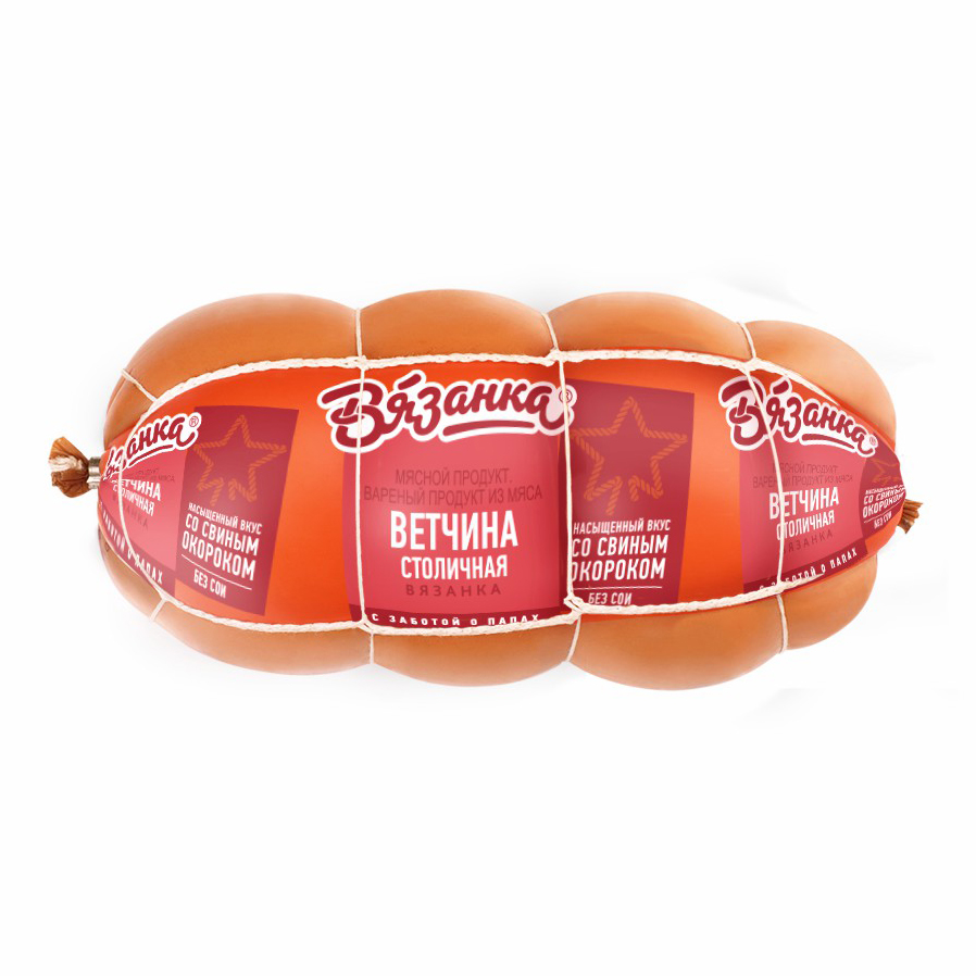 

Ветчина вареная Вязанка Столичная 500 г
