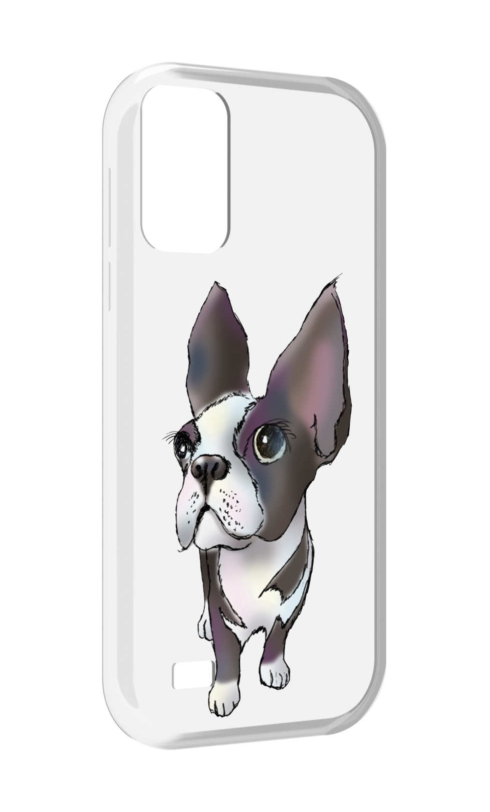 

Чехол MyPads Бульдожка для Oukitel C31, Прозрачный, Tocco