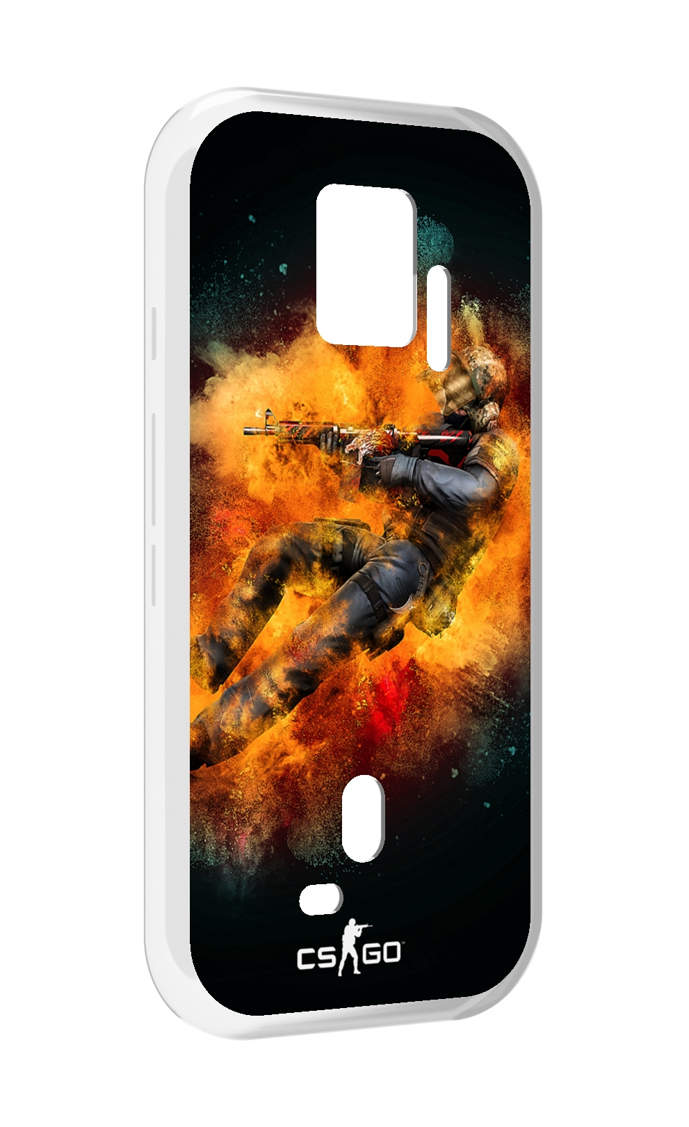 

Чехол MyPads CS-go Контр-террорист для ZTE Nubia Red Magic 7S Pro, Прозрачный, Tocco