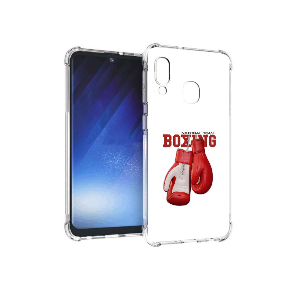 

Чехол MyPads Tocco для Samsung Galaxy A20e боксерские перчатки (PT133424.505.244), Прозрачный, Tocco