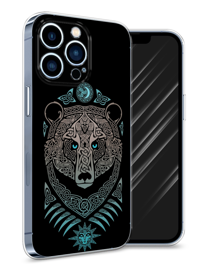 

Чехол Awog на Apple iPhone 13 Pro / Айфон 13 Pro "Кельтский медведь", Разноцветный, 14350-2