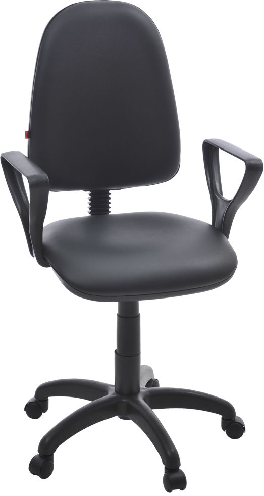 фото Офисное кресло фабрикант престиж pv-1 искусственная кожа черный