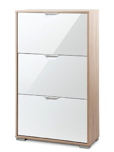 

Обувница Vental Нова-3 Фасады МДФ Дуб Сонома-White Gloss