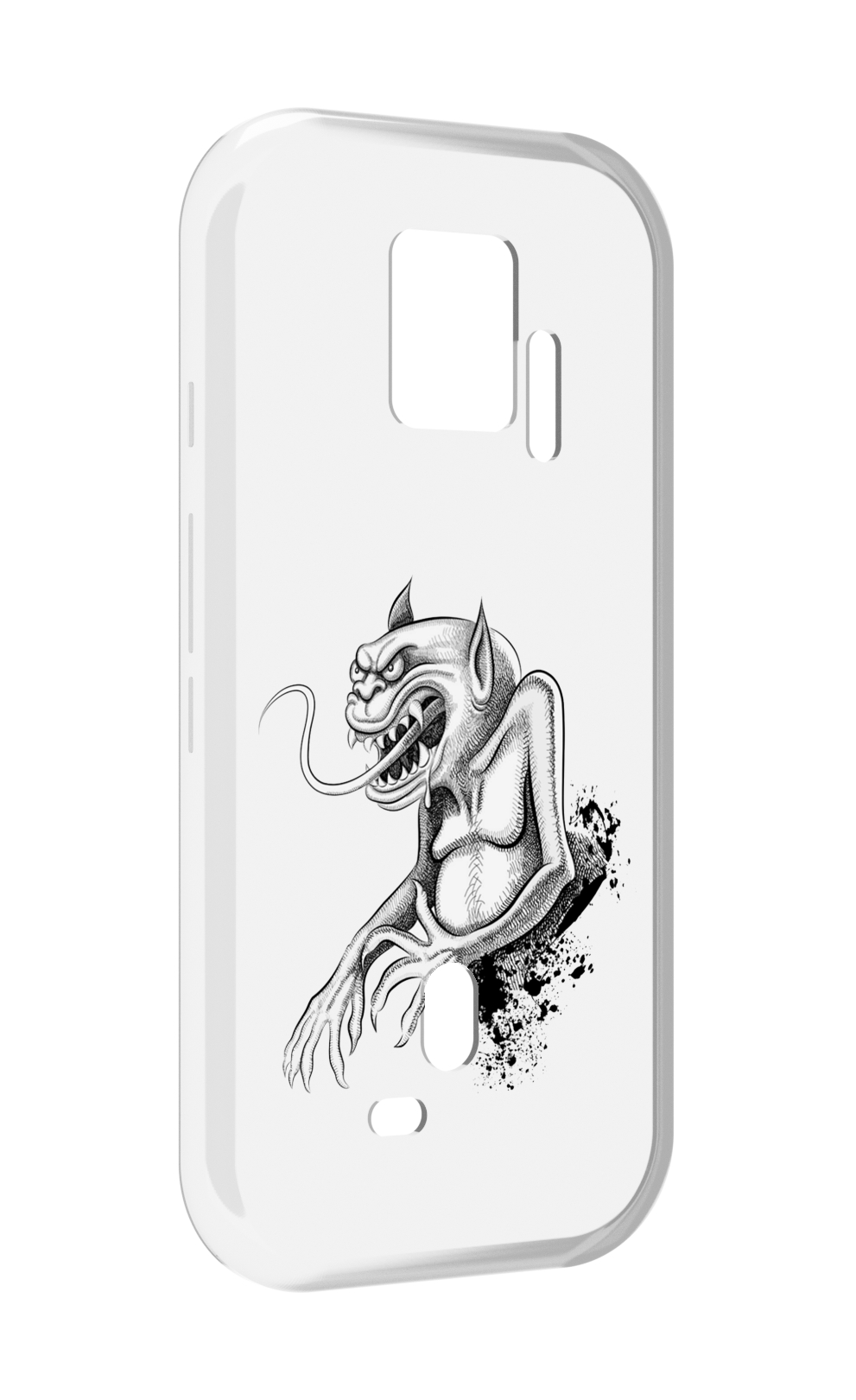 

Чехол MyPads чорт для ZTE Nubia Red Magic 7S Pro, Прозрачный, Tocco
