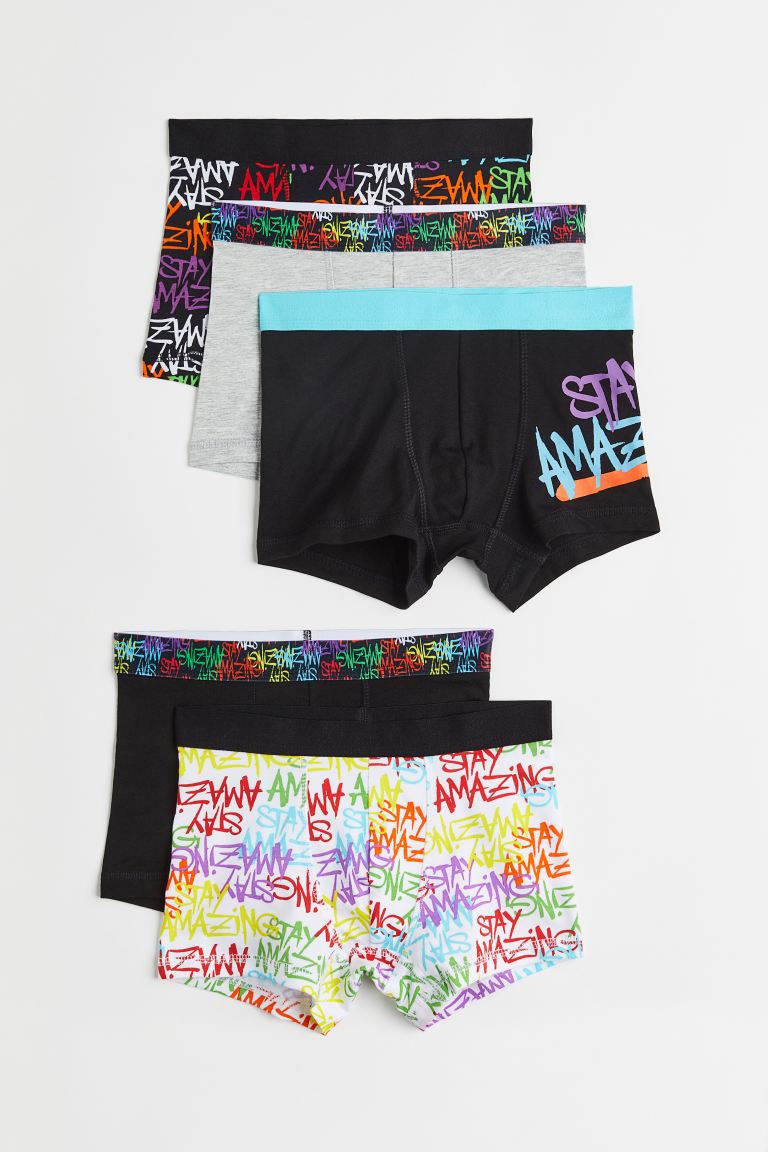 

Трусы детские H&M 0767123, цвет черный/разноцветный, размер 158 (доставка из-за рубежа), 0767123