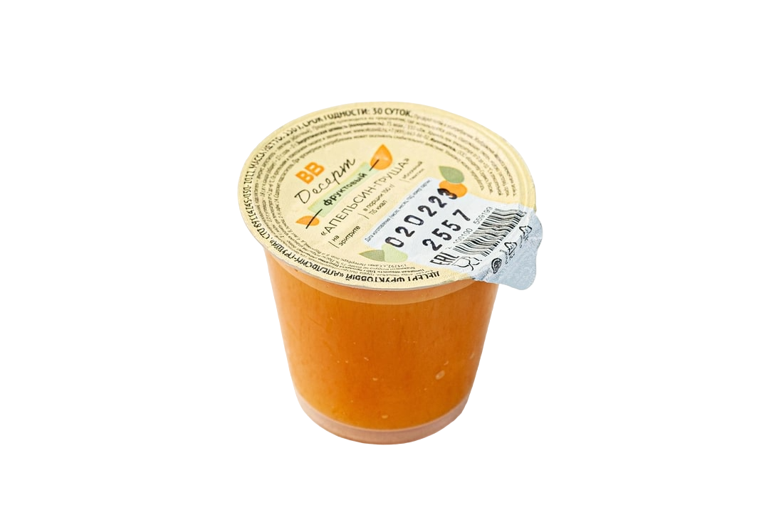 

Десерт ВкусВилл фруктовый апельсин-груша 150 г
