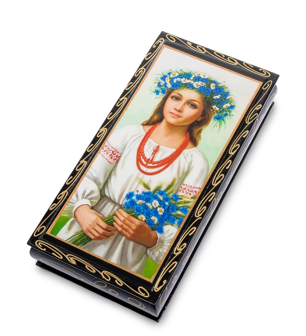 

Шкатулка-купюрница в технике декупаж (8х17х4) Art East, Разноцветный