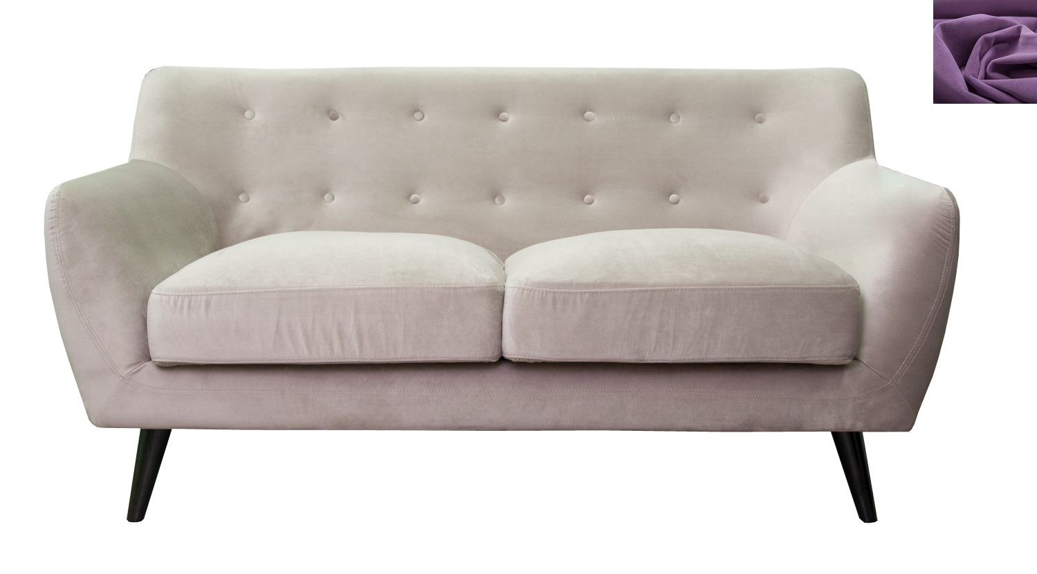 

Диван Mak-interior Albert 3 фиолетовый