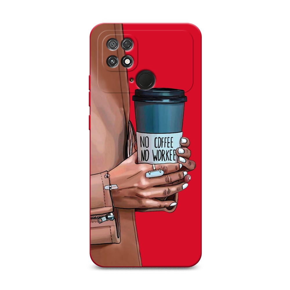 

Чехол Awog 315853-1 для Xiaomi Poco C40 "No coffee", 315853-1