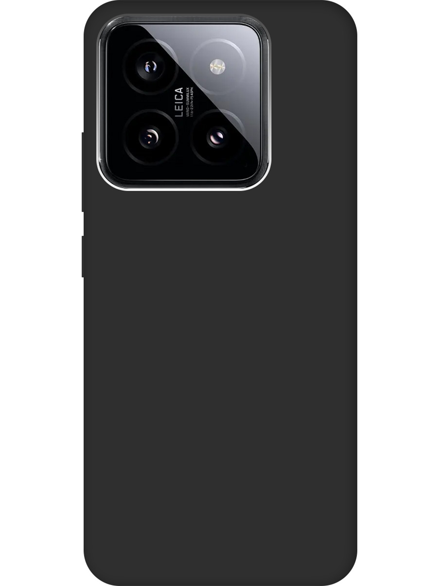 

Силиконовый чехол на Xiaomi 14 Soft Touch черный, 20012084