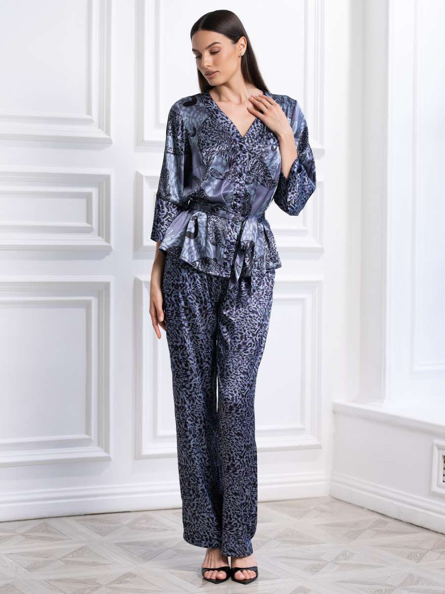 

Пижама женская Mia-Amore Amazonka 8668 синяя 3XL, Синий, Amazonka 8668