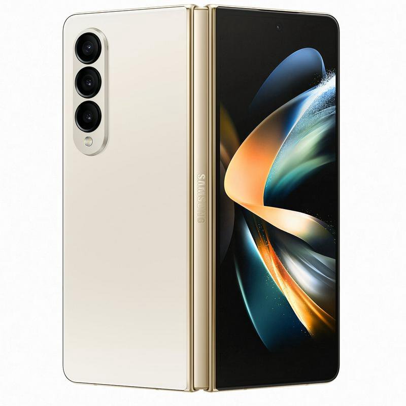 фото Samsung смартфон samsung sm-f936b galaxy z fold 4 256gb 12gb бежевый раскладной 3g 4g 2sim