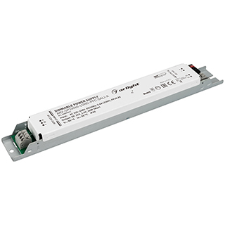 фото Блок питания arv-sp24030-long-pfc-dali-a (24v, 1.25a, 30w) (arl, ip20 металл) arlight