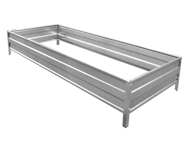 

Грядка Комфорт на даче Московская оцинкованная, усиленная 0.8x2m x 32cm 00122