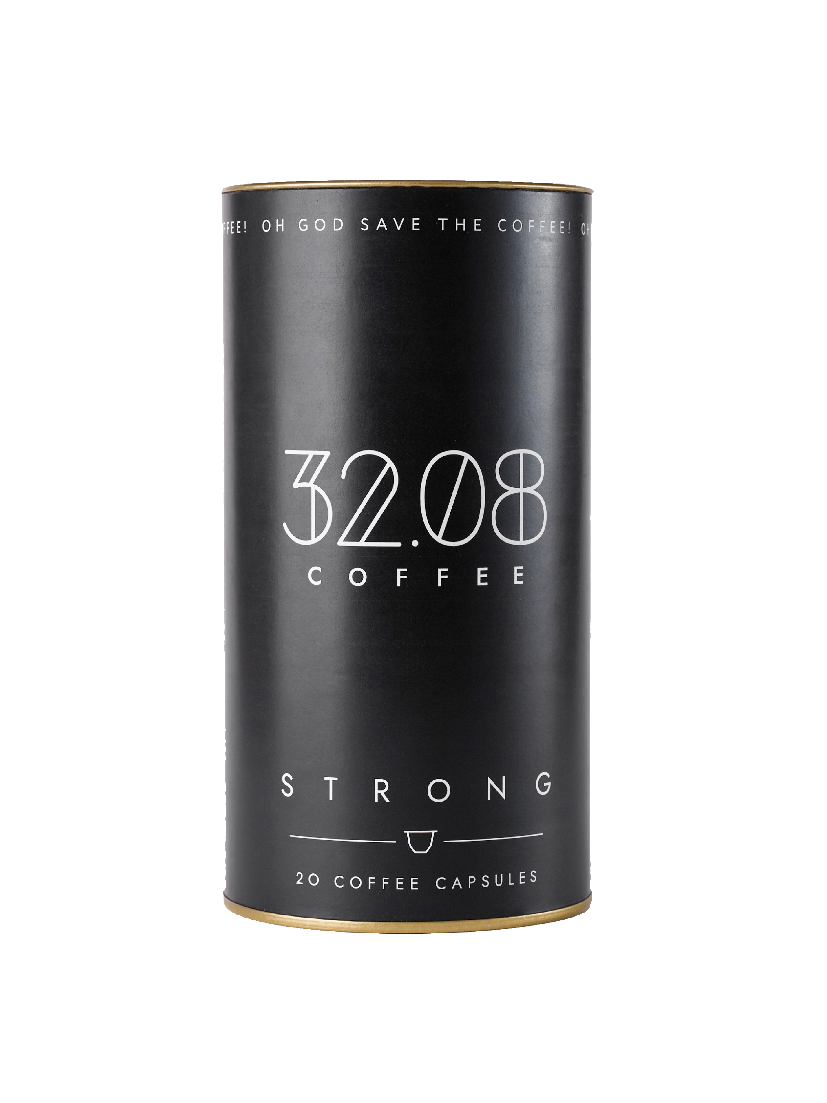 

Кофе в капсулах 32.08 Coffee Strong, для кофемашины nespresso, 20шт, Strong