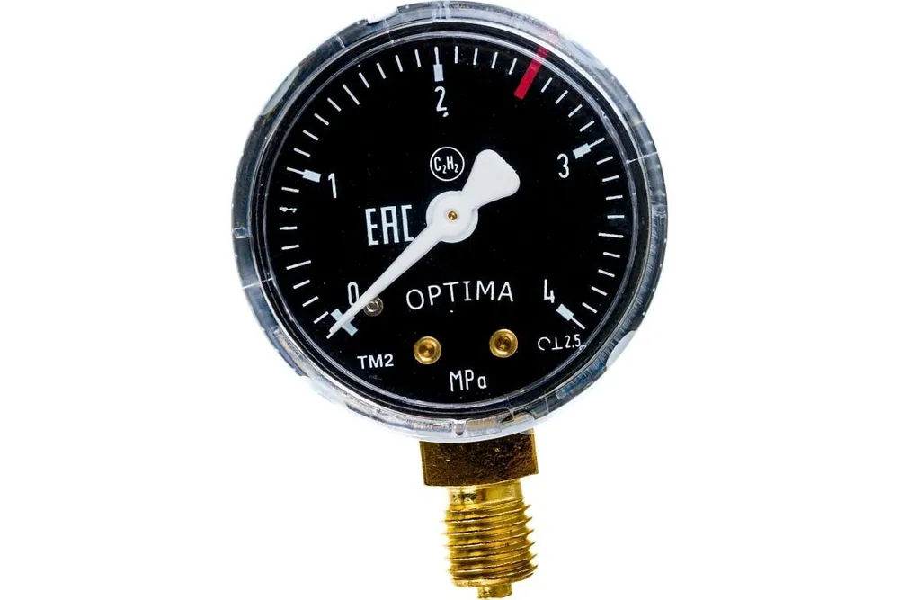 

Манометр ацетиленовый Optima N5404