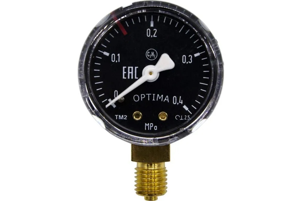

Манометр ацетиленовый Optima N5403