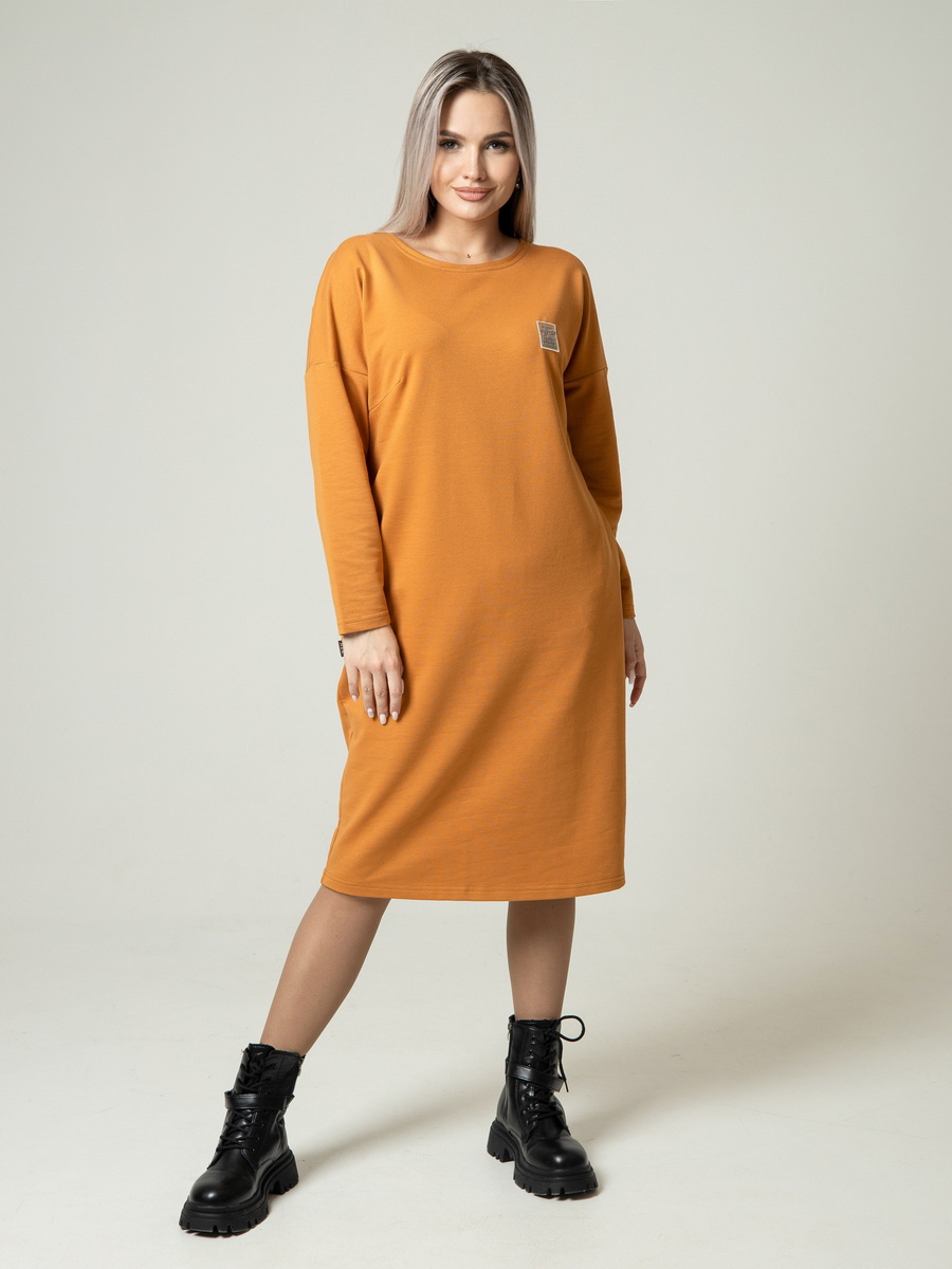 

Платье женское Elenatex П-167 желтое 54 RU, Желтый, П-167