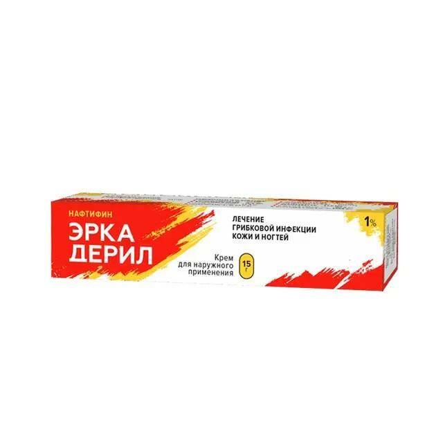 

Эркадерил крем д/наруж.прим.1% туба 15г