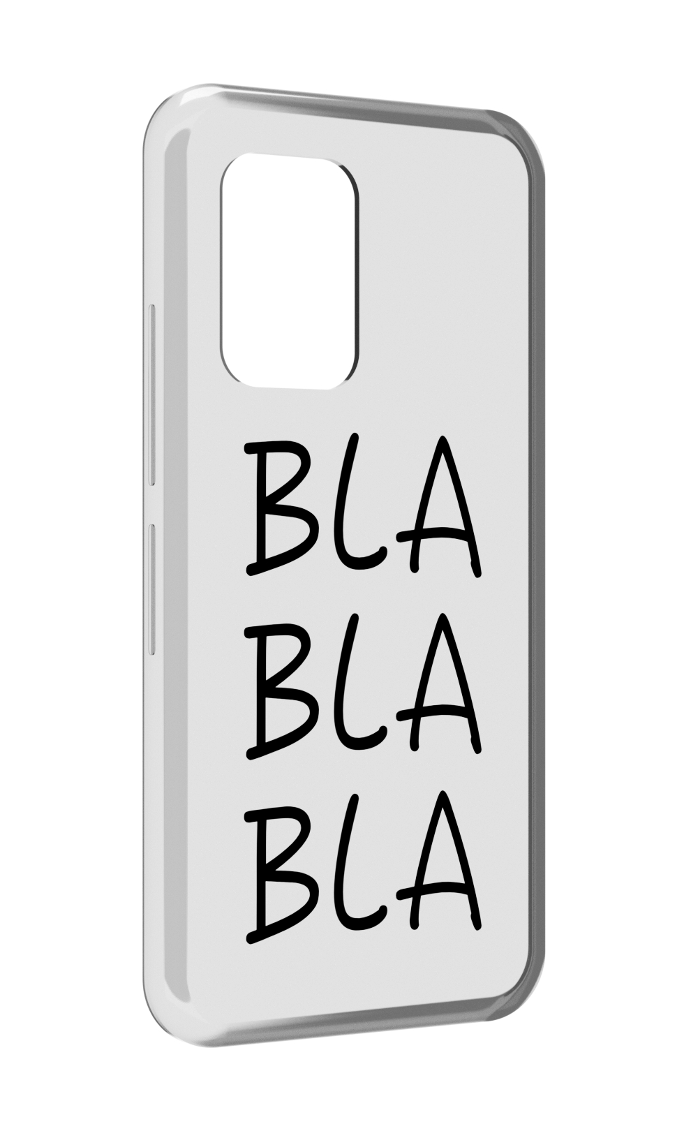 

Чехол MyPads Bla-Bla для UMIDIGI Bison GT, Прозрачный, Tocco