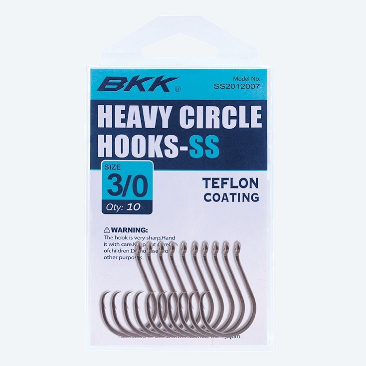 

Крючок BKK SS Heavy Circle (A-BR-2018) #5/0 (6шт), A-BR-2018