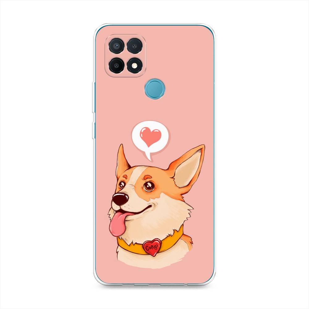 

Чехол для Oppo A15/A15s "Корги язык", Розовый;коричневый, 254750-1
