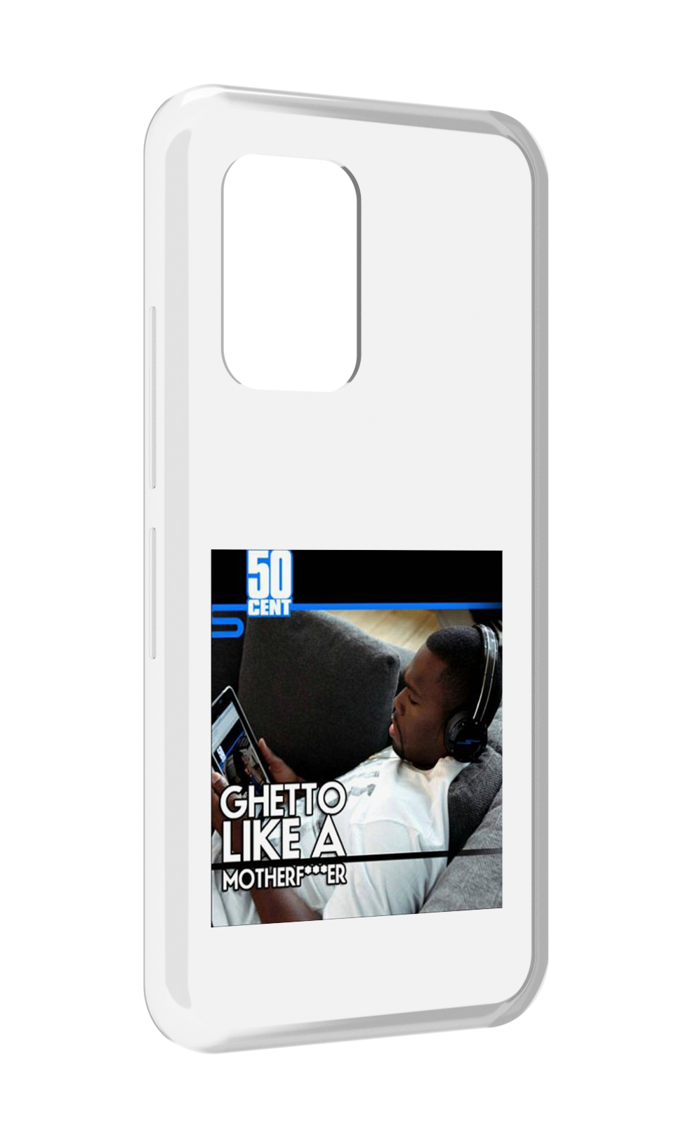 

Чехол MyPads 50 Cent - Ghetto Like A Motherfucker для UMIDIGI Bison GT, Прозрачный, Tocco