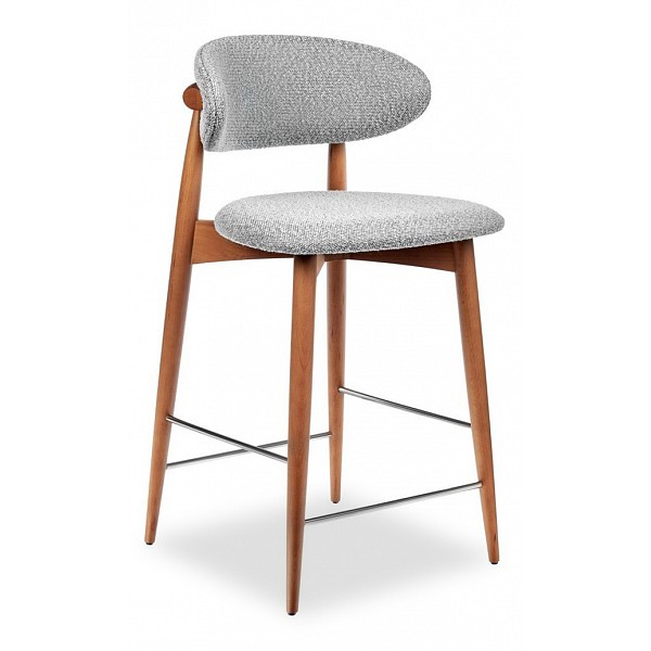 

Стул полубарный Bradex Home Lucas светло-серый/коричневый, Lucas