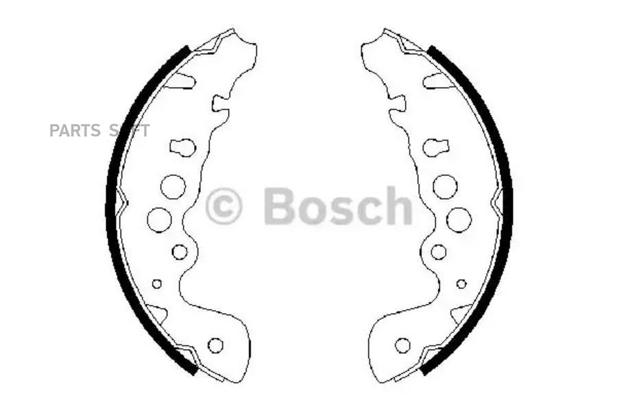 

Тормозные колодки Bosch 0986487616