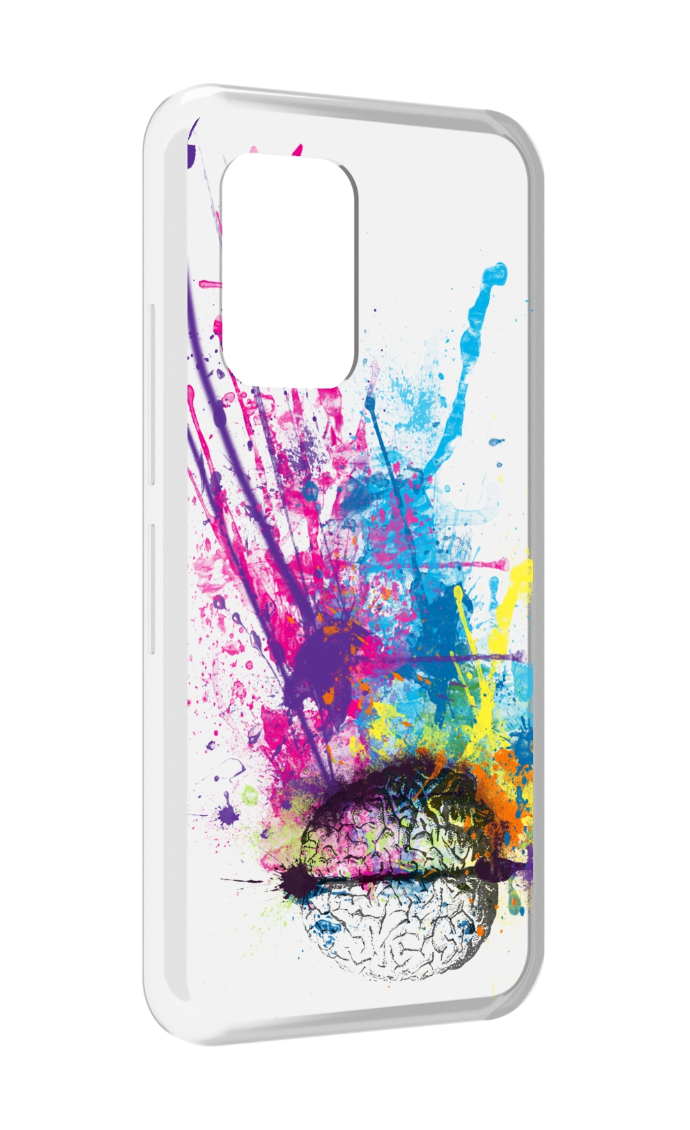 

Чехол MyPads яркий красочный мозг для UMIDIGI Bison GT, Прозрачный, Tocco