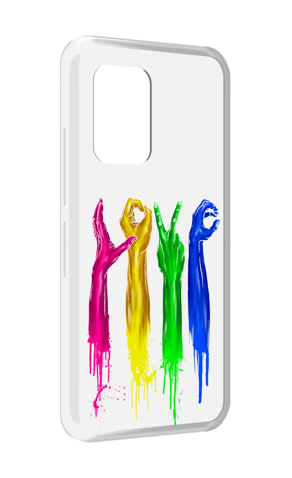

Чехол MyPads яркие руки love для UMIDIGI Bison GT, Прозрачный, Tocco