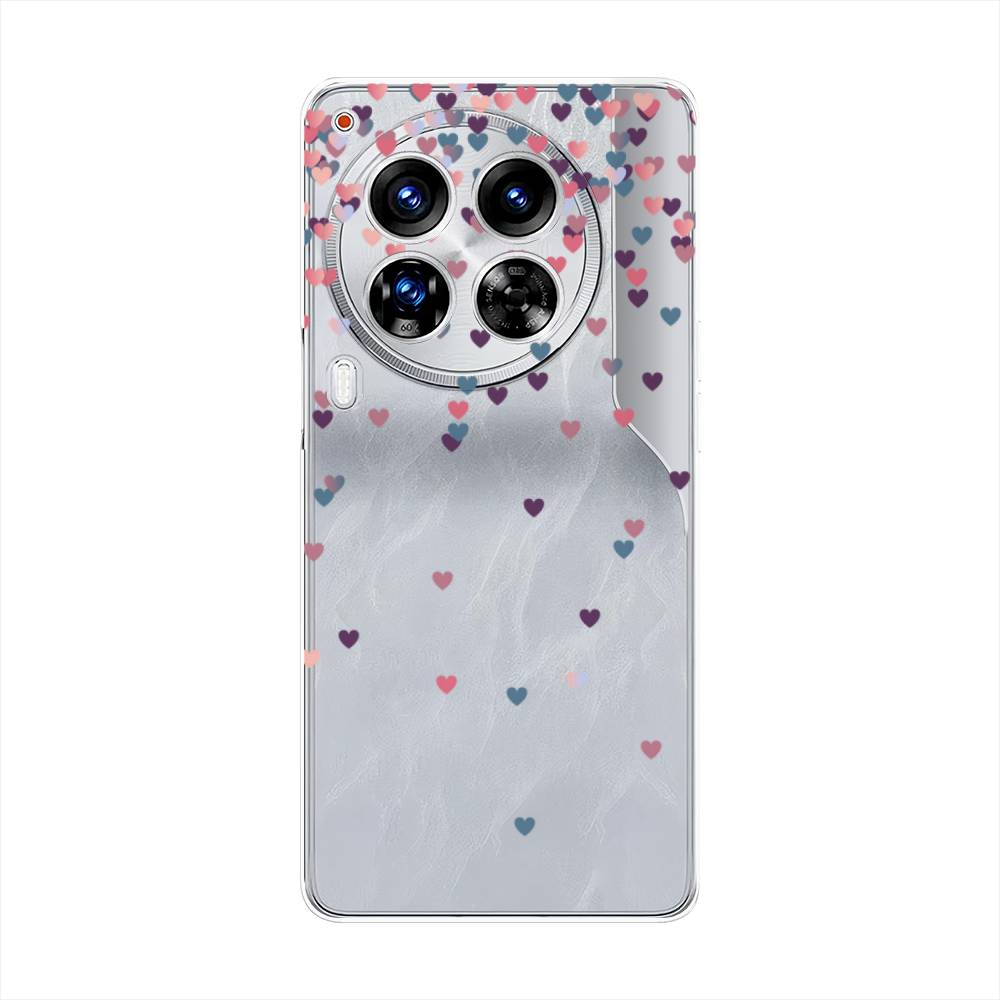 

Силиконовый чехол "Посыпка сердечки" на Tecno Camon 30 Premier, Прозрачный, 305450-1