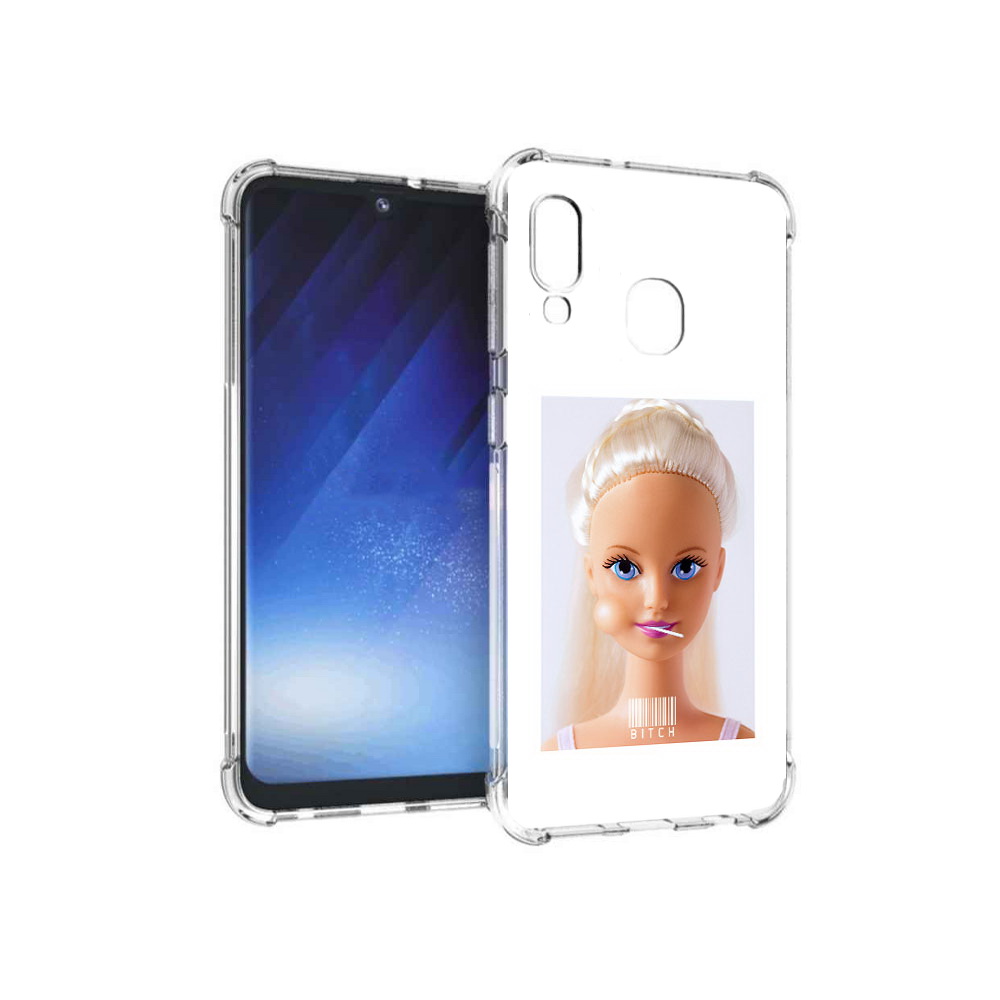 

Чехол MyPads Tocco для Samsung Galaxy A20e барби (PT133424.505.226), Прозрачный, Tocco