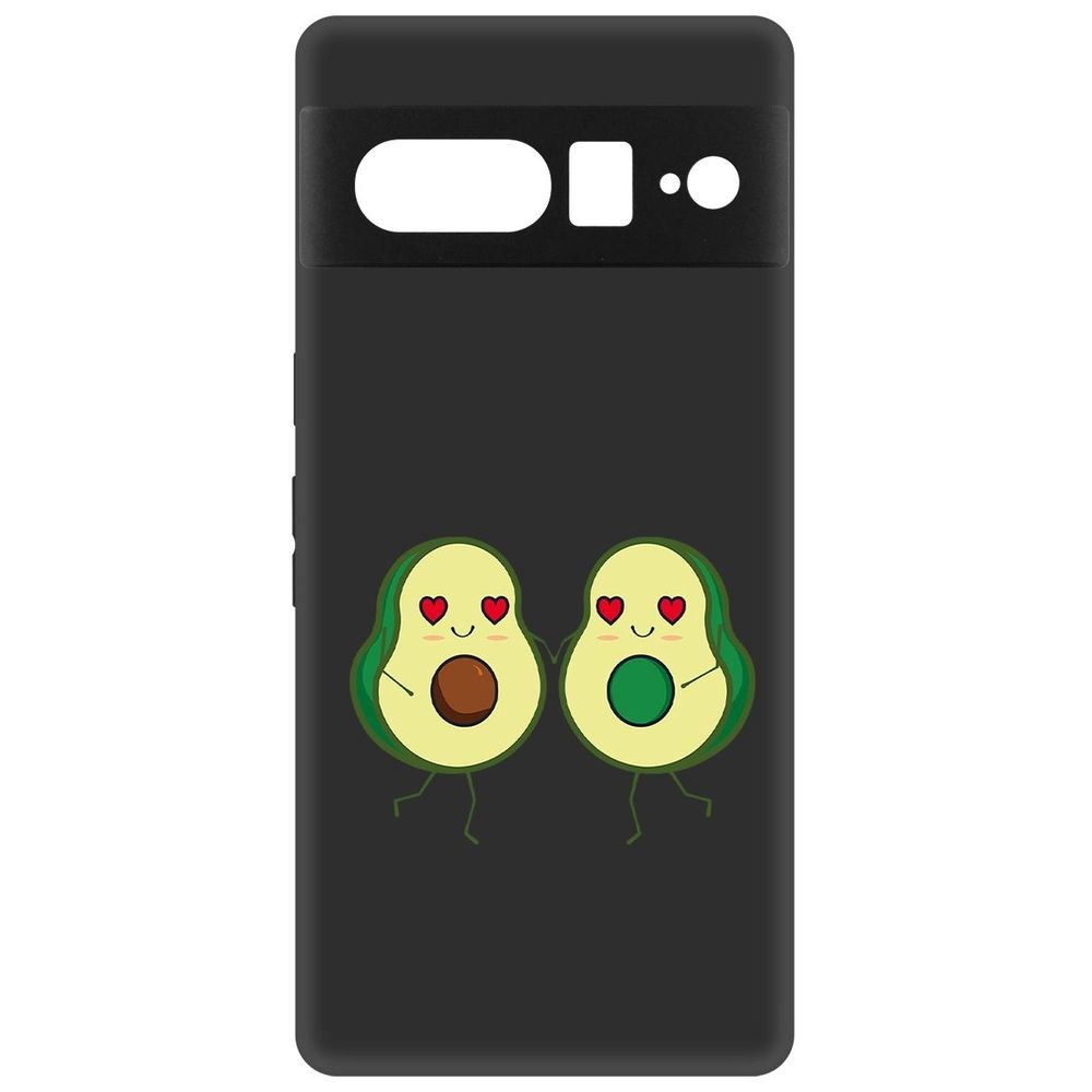 

Чехол-накладка Авокадо Пара для Google Pixel 7 Pro, Черный