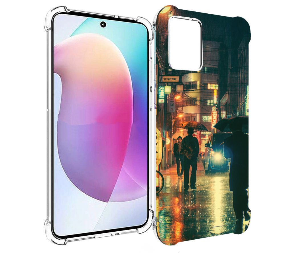 

Чехол MyPads Токио-сеул для Motorola Edge 30 Neo, Прозрачный, Tocco
