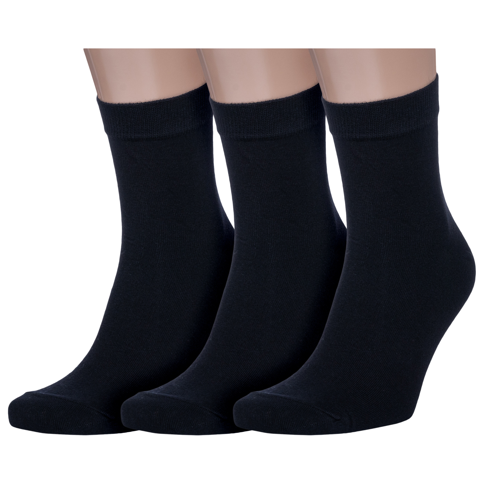 

Комплект носков мужских MoscowSocksClub 3-MY-485 черных 27, 3-MY-485