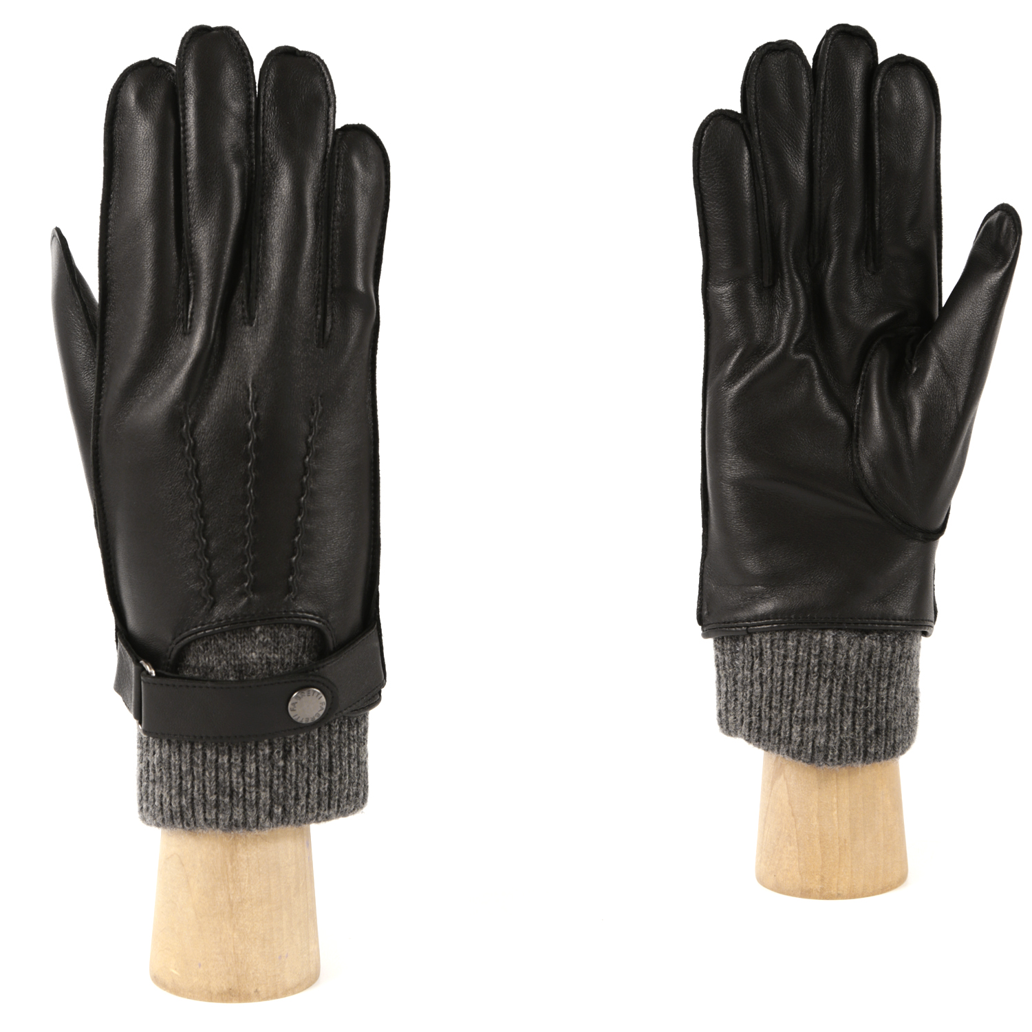 

Перчатки мужские FABRETTI GLG4 черные, р. 10, Черный, GLG4