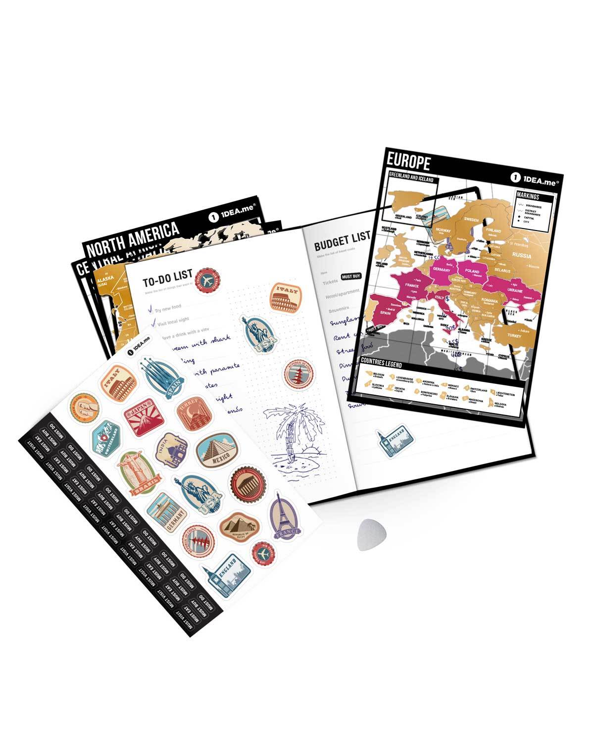 

Планер путешествий Travel Map® Book