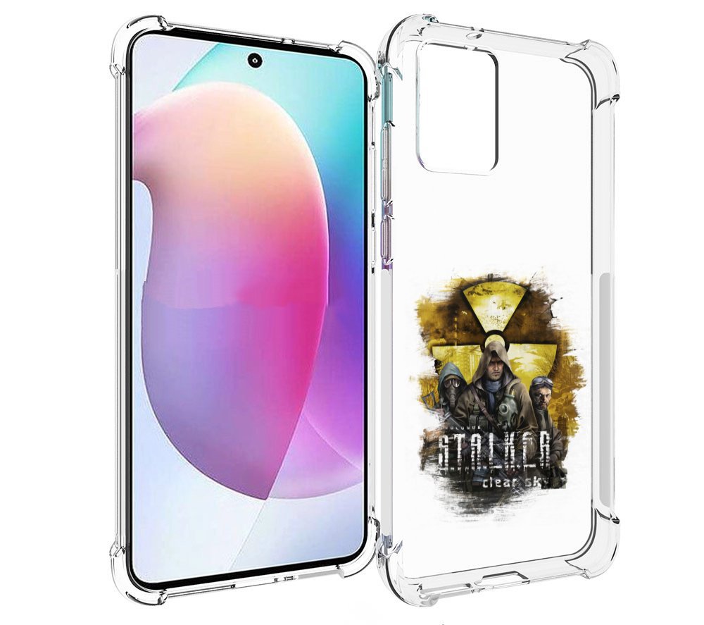 

Чехол MyPads Сталкер мужской для Motorola Edge 30 Neo, Прозрачный, Tocco