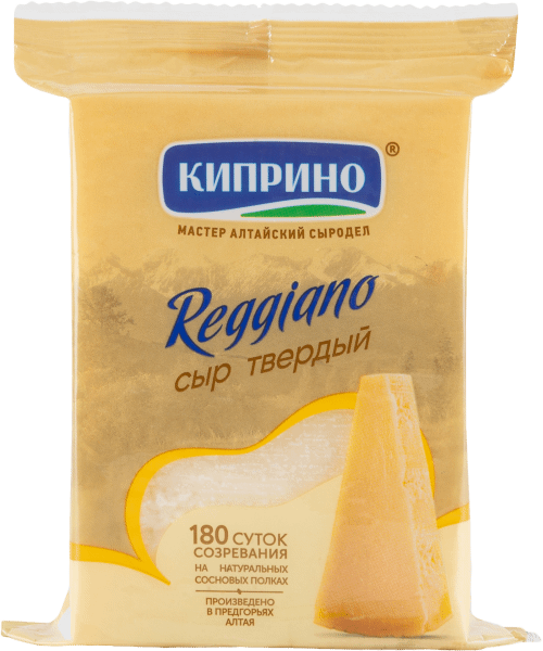 

Сыр твердый Киприно Реджано 40% 180 г