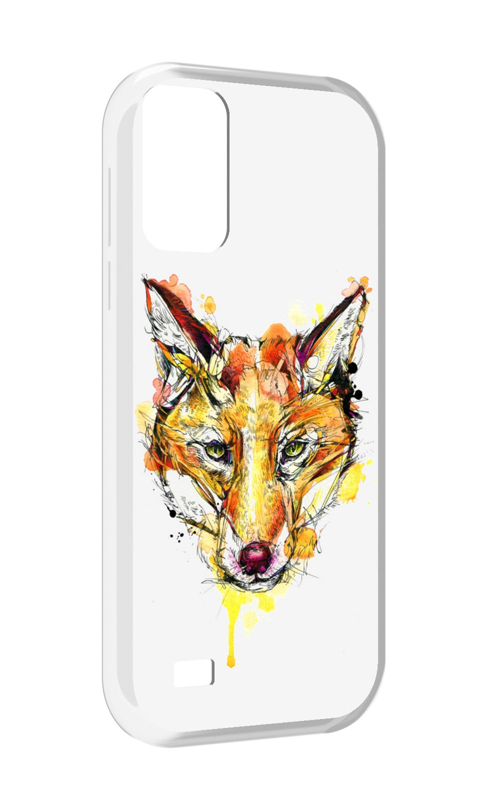 

Чехол MyPads Акварельная лиса для Oukitel C31, Прозрачный, Tocco