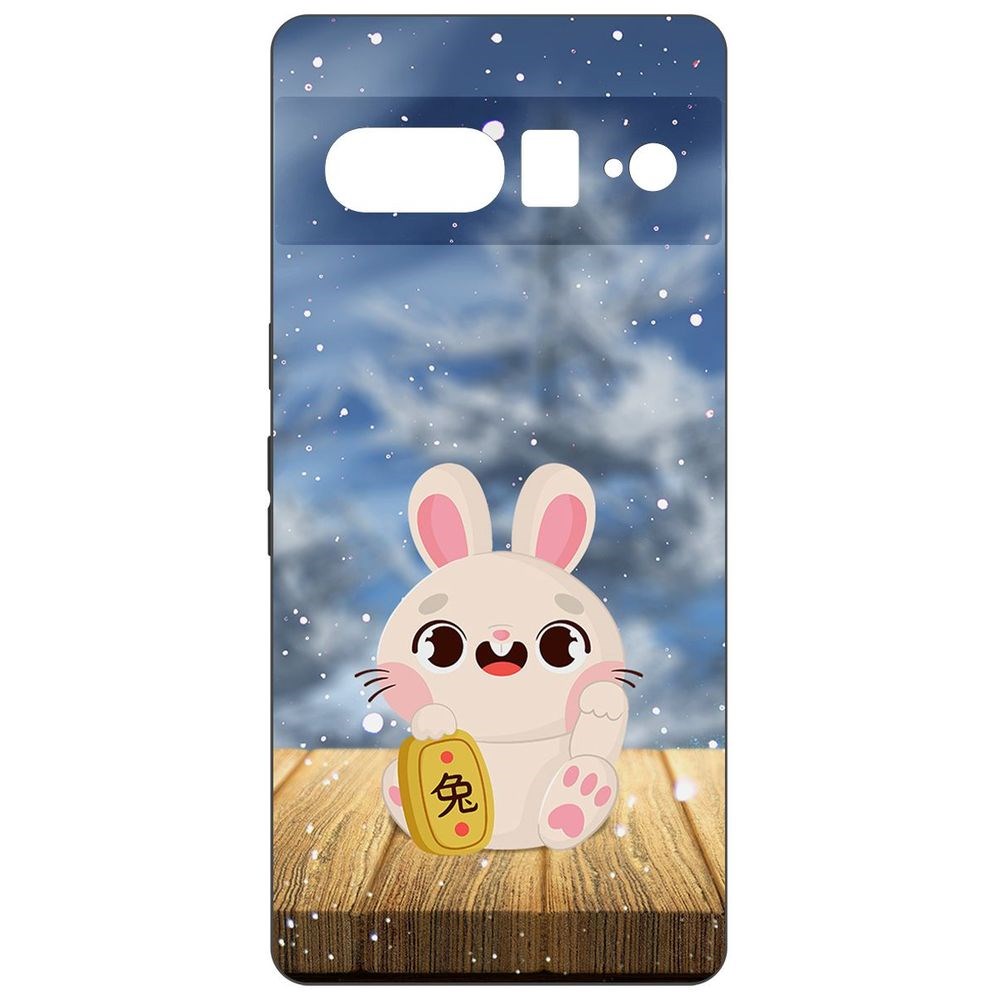 

Чехол-накладка Год кролика для Google Pixel 7 Pro, Черный