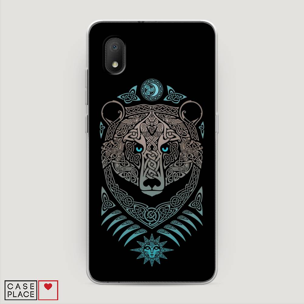 

Чехол Awog на Alcatel 1B (2020) 5002D / Алкатель 1B (2020) 5002D "Кельтский медведь", 171150-2