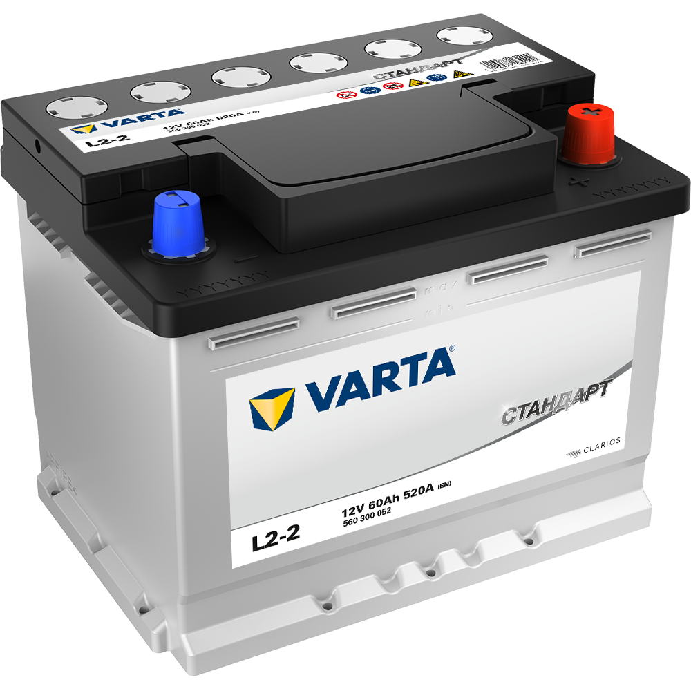 

Акб Стандарт 60a/Ч (-/+) 12v 520a En 242x175х190 / 560300052 Varta 560300052