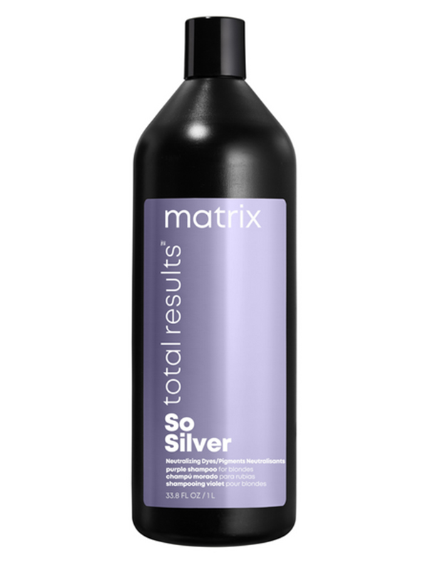 Шампунь для нейтрализации желтизны Total Results Color Obsessed So Silver Shampoo 1000 мл